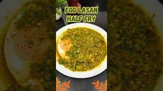 Egg Garlic Half Fry #egg  #shorts