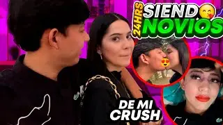 24 HORAS CON MI CRUSH( LE ROBE UN BESO)😱😘