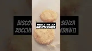 🍪BISCOTTI KETO 2 INGREDIENTI 🥥✔️SENZA LATTOSIO ✔️SENZA GLUTINE ✔️SENZA ZUCCHERO #ricettelight