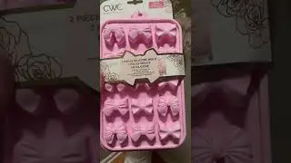 CUTE BOW SILICONE MOLD #bows #siliconemolds #cuteicecubemold #marshalls #tjmaxx #shoppingfinds