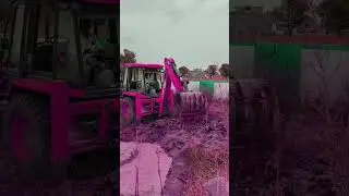pink jcb 3dx backhoe #jcb #jcb3dx #jcbvideo #shorts
