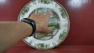 Johnson Brothers China The Friendly Village The Hayfield 10.75-inch Dinner Plate