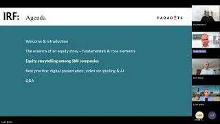 Webinar Best Practice Equity Storytelling