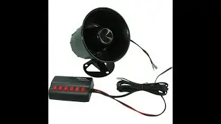 'Novelty 8 sound 12v car / bike horn' Demo !
