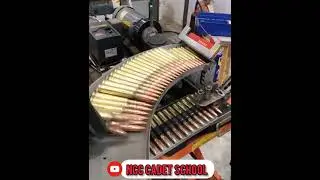 AMMUNITION BULLET BELT CHAIN . MACHINE MAKING