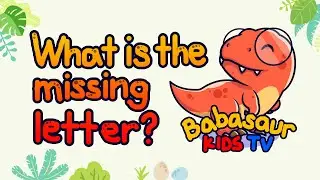 READING EXERCISE 1 (CVC WORDS) | What is the missing letter? | KINDERGARTEN | Babasaur Kids TV
