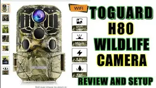 TOGUARD H80 WILDLIFE TRAIL CAMERA WITH WIFI REVIEW AND SETUP