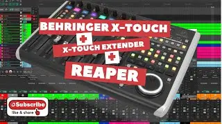 How to connect Behringer X-touch and X-touch extender with Reaper / Fast walkthrough