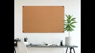 How to install your Modern Cork Board