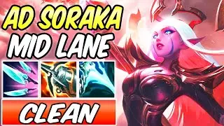 AD SORAKA MID S+ NIGHTBRINGER ADC GAMEPLAY | New CRIT Build & Runes | League of Legends