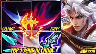WILD RIFT CHINA TOP 1 YONE - PETALS OF SPRING YONE PAY TO WIN! (NEW SKIN)