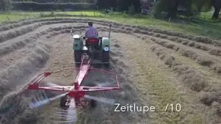 Deutz F1L514 und Fahr Kreiselschwader KS 6