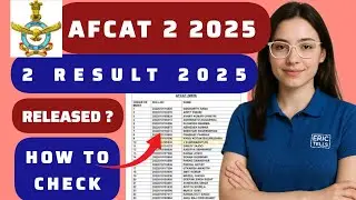 afcat 2 result 2025 | cdac afcat 2 result 2025