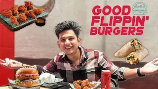 I Tried GOOD FLIPPIN&rsquo; BURGERS 🍔 | Best Burger In Mumbai | Pramod Rawat