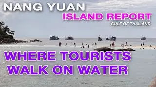NANG YUAN ISLAND THAILAND - WHERE TOURISTS WALK ON WATER | TRAVEL VLOG