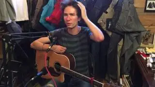 Max Rutherford of Hi Fi Gentry performing an acoustic set live.