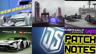 PATCH NOTES&bull;LEGACY OF SPEED &bull;DS12&bull;SPOTLIGHT&bull;20th ANNIVERSARY Asphalt