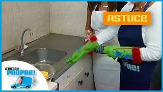 Astuce C'est du propre : Comment nettoyer un &eacute;vier en inox ?