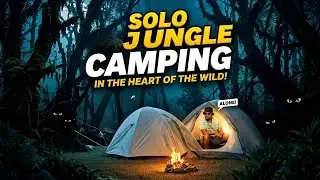 Solo Camping in Jungle .Solo Camping in Odisha Wild Forest ! Wild Forest Camping in India #camper