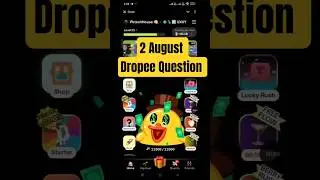 Dropee Question of the day answer 🔥 Today 2 August Dropee daily quiz Answer 🔥 Dropee answer Today