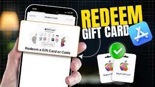 How to Redeem Gift Card or Codes In The App Store | Apply Promo Codes And Redeem Gift Cards on iOS