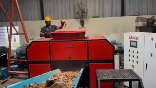 ATMOS COCONUT HUSK SHREDDER | COCONUT HUSK CHIPPER | COCONUT HUSK CRUSHER MACHINE