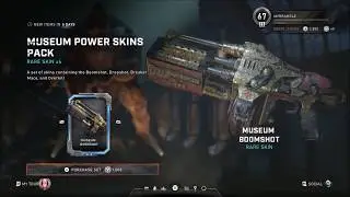 NEW Museum Power Skins Pack - 11/5/19 Gears 5 Store