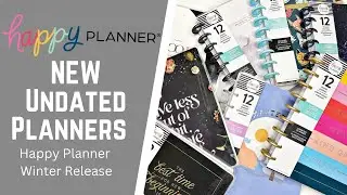 NEW Undated Planners - Happy Planner Winter Release Unboxing