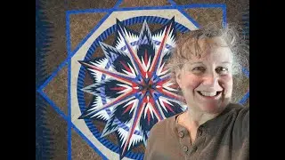 Mariner's Compass wall to queen