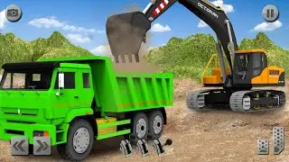 Heavy Sand Excavator Truck Driving - Road Rescue Simulator - Best Android GamePlay