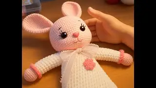 Paso a Paso.Manta de apego conejita a crochet. Parte 2.