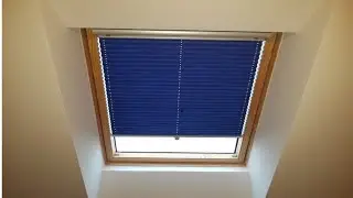 Замер и установка плиссе не VELUX на мансардные окна фирмы VELUX.#VELUX#мансардныеокна