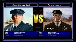 C&C General Zero Hour Reborn Mod General Schwarzkoph VS General Ironside #2