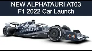 AlphaTauri AT03, F1 2022 Car Launch + Beauty Video (360&deg; view)