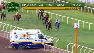 Hip&oacute;dromo Monterrico  - 9na Carrera 03 Enero 26