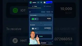 Swap IOT for HNT #shorts