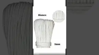 ALCUNE CORDE DI COTONE UTILIZZATE PER FARE BORSE E CESTINI
