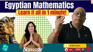 Egyptian Mathematics: Learn it all in 1 minute!#egyptian #maths #students