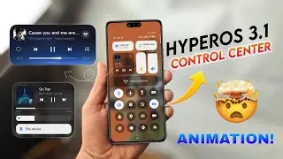 HyperOS 3.1 New Control Center With New Hyper Island Animation 🔥 INSTALL Now 