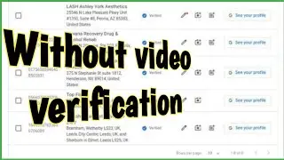 Get verified your business without video verification || without OTP without postcard verification 