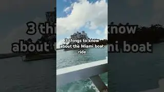 3 Must-Know Tips for Miami Boat Tours | Plan Your Perfect Trip! #viralvideos #miamiboattour #miami