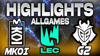 MOVISTAR KOI VS G2 ESPORTS ALLGAMES HIGHLIGHTS LEC VERANO 2025 - LEAGUE OF LEGENDS - PLAYOFFS