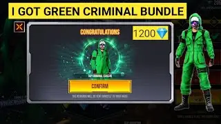 TOP GREEN CRIMINAL BUNDLE EVENT FREE FIRE | NEW RAIDER SPIN EVENT | FREE FIRE NEW EVENT ||