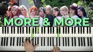 TWICE - MORE & MORE (Piano Tutorial Lesson)