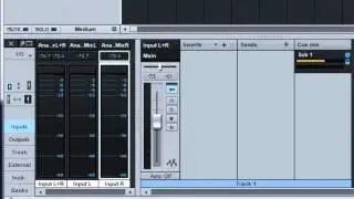 PreSonus Studio One Pro 2  Урок 8. Монтажный микс Cue Mix