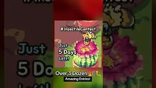 Just 5 DAYS LEFT to see your design in a #videogame 🐛🐌 #gaming #cozygames #indierpg