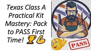 Texas Class A Barber Practical Exam Kit