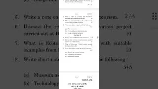 Dec 2023 BANS-183(Tourism anthropology) question paper|#ignou #questionpaper #exampaper #viral