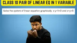 Solve the following system of linear equations graphically x-y+1=0 and x+y=5