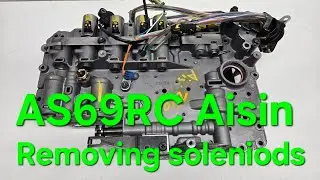 AISIN AS69RC HOW TO REMOVE SOLENIODS EASY TRICK WITH STUCK PINS